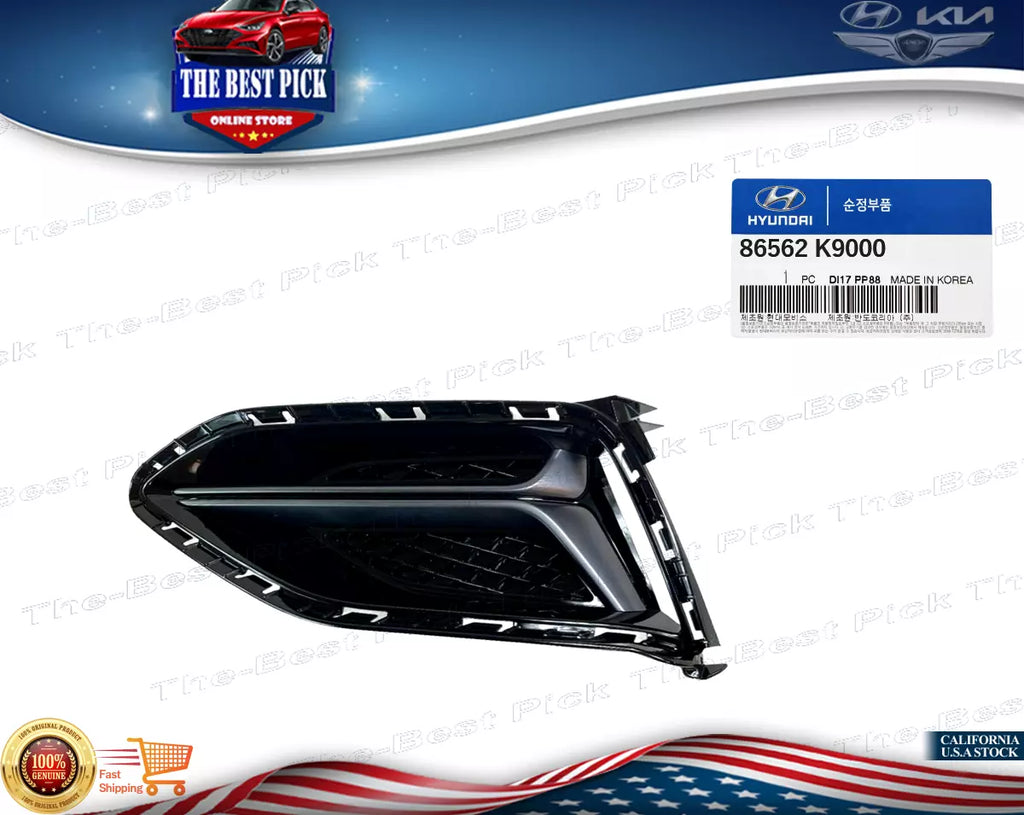 ⭐GENUINE⭐Front Bumper Cover Blanking Fog RH Side Veloster N 19-22 86562K9000