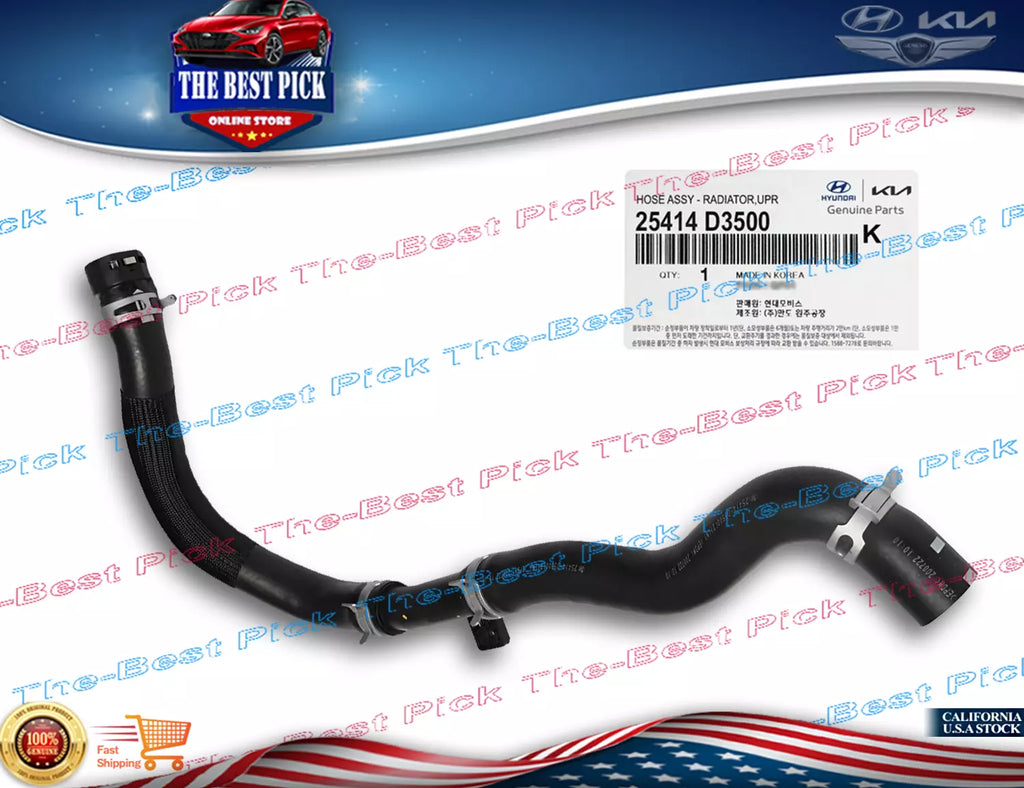 ⭐GENUINE⭐ Hose Radiator Upper HYUNDAI TUCSON 2.0L 2016-2021 25414D3500