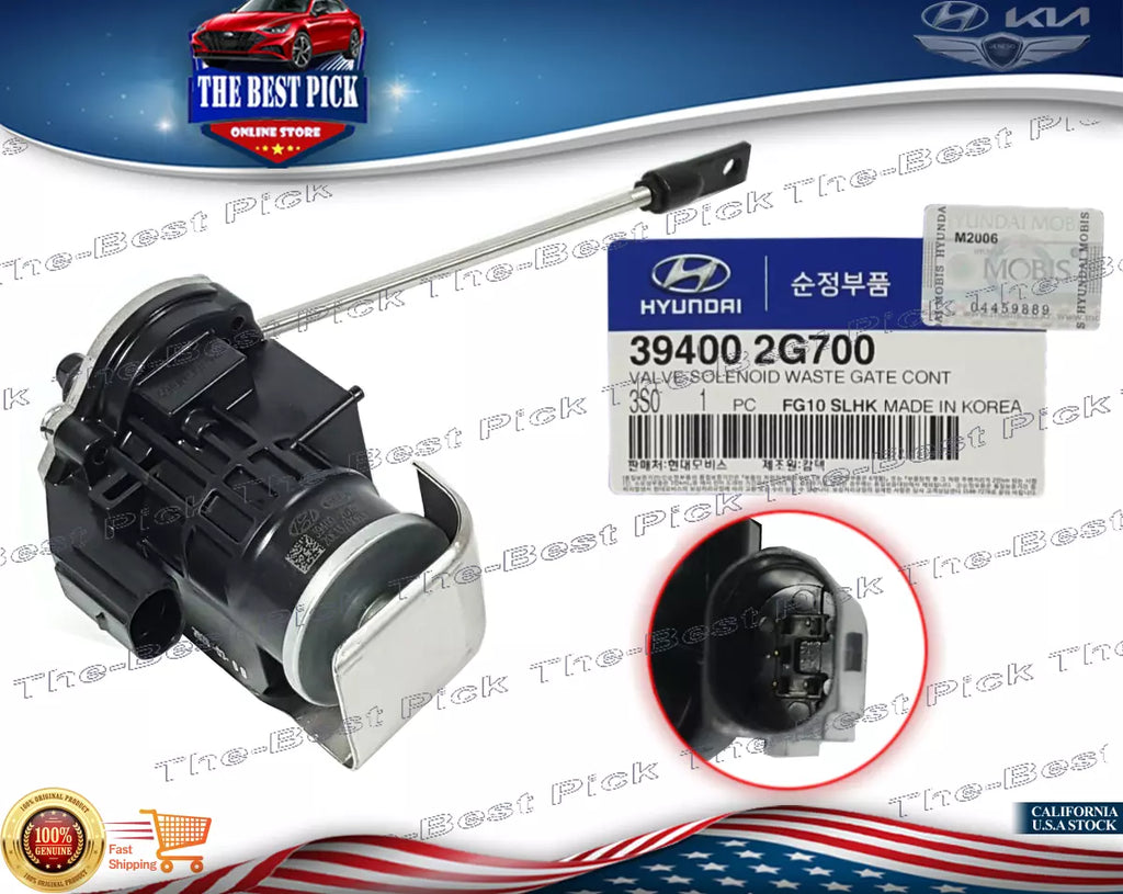 ⭐GENUINE⭐ VALVE SOLENOID WASTE GATE CONT 2011-2016 HYUNDAI/KIA 2.0L 394002G700