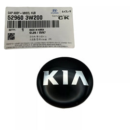 Kia 4PC wheel Center Hub caps black Sportage Optima Rio Soul 529603W200