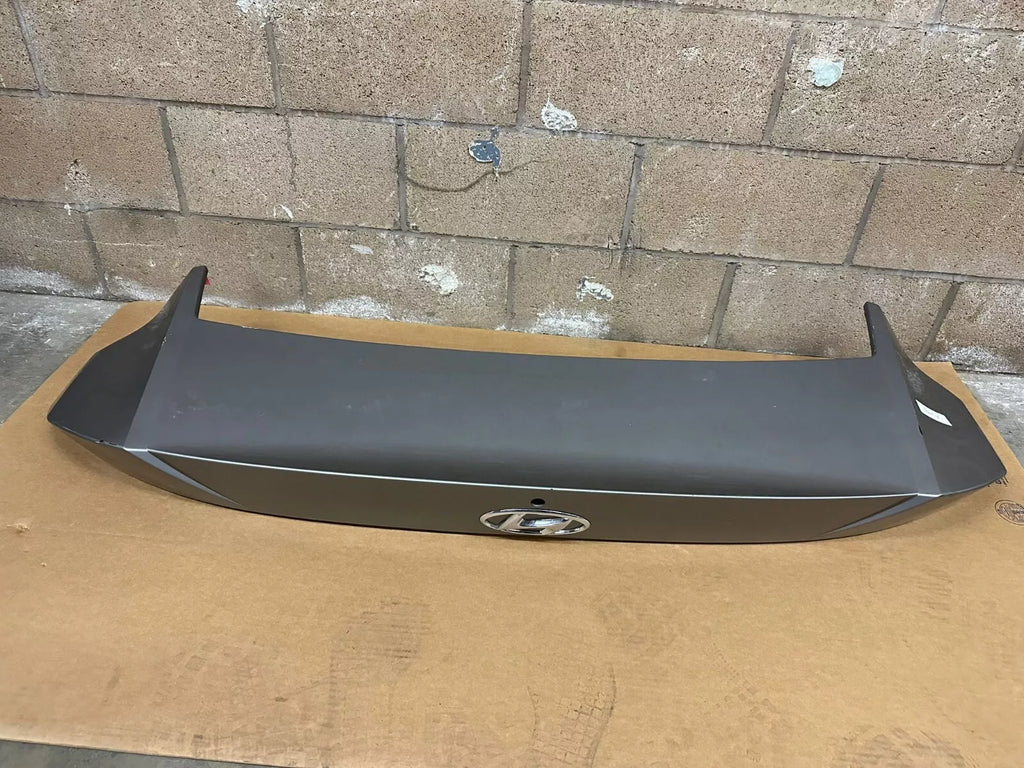 2021 2023 HYUNDAI ELANTRA REAR TRUNK SPOILER WITH CAMERA HOLE GRAY