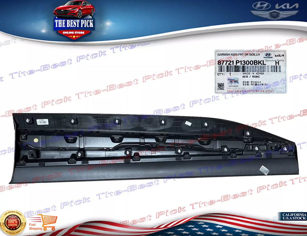 ⭐GENUINE⭐ Front Door Lower Molding LEFT 2023-2024 Sportage X-Line 87721P1300BKL