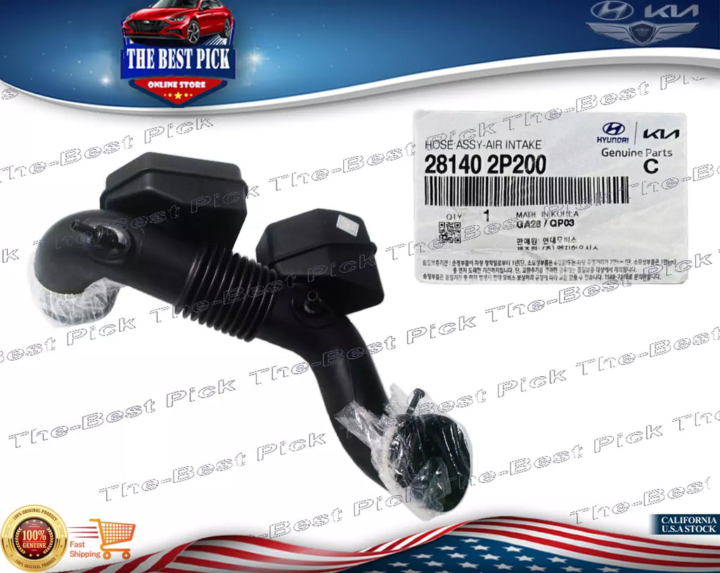 ⭐GENUINE⭐ AIR INTAKE HOSE for 2010-2013 Hyundai SANTA FE Kia SORENTO 281402P200