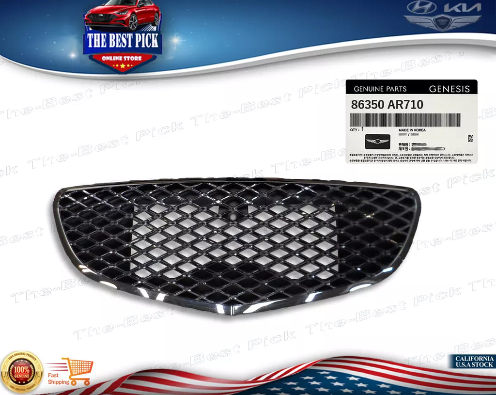 ⭐GENUINE⭐Genesis GV70 2022-2024 Front Bumper Grille For Camera 3.5T 86350AR710