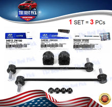 Load image into Gallery viewer, ⭐GENUINE⭐ FR Stabilizer Bar Link+Bushing+Bolts 13-18 Santa Fe Sorento 548302W000