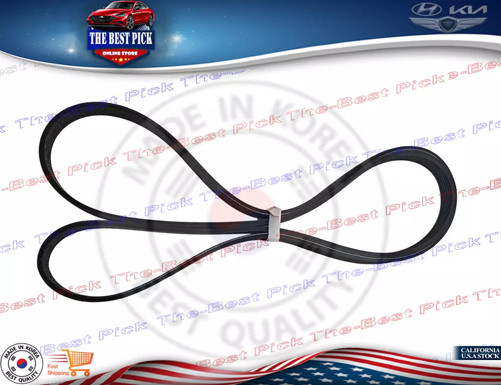 ✅ Serpentine Belt 15-20 Elantra Kona Tucson Veloster 2.0 252122E300