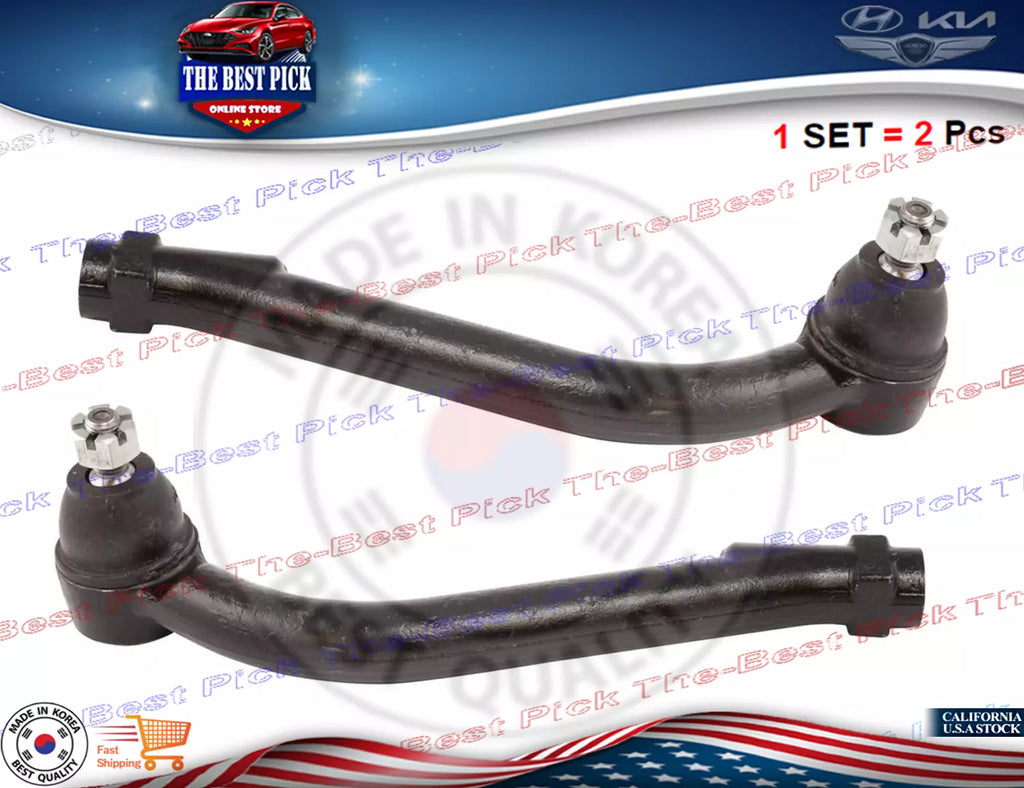 ✅ Front Outer Tie Rod Rack Steering End LH+RH =1SET Santa Fe 2012-18 568202W000