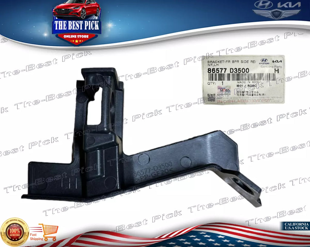 ⭐GENUINE⭐BRACKET FRONT BUMPER SIDE LH REINFORC 2019-21 Hyundai Tucson 86577D3500