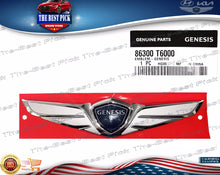 Load image into Gallery viewer, ⭐GENUINE⭐ Front Bumper Cover Emblem Logo for 2021-2023 Genesis GV80 ⭐ 86300T6000