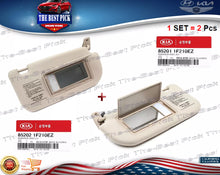 Load image into Gallery viewer, ⭐GENUINE⭐ Sun Visor 1 SET= Left+Right SIDE Beige KIA SPORTAGE 05-10 852011F210EZ