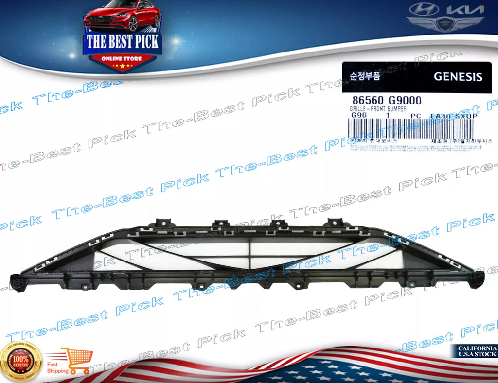 ⭐GENUINE⭐ Front Bumper Lower Grille for 2019-2021 GENESIS G70 86560G9000