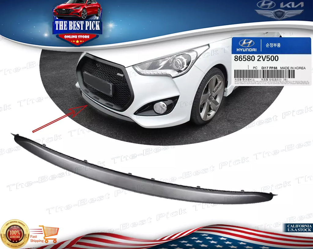 ⭐GENUINE⭐Front Bumper Grille Lower Trim fits Veloster Turbo 2013-2017 865802V500