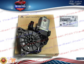 ⭐GENUINE⭐ FRONT Door Power Window Motor LEFT Without Auto Up & Down 16-21 Tucson