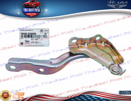 ⭐GENUINE⭐ Hood Hinge LEFT Driver Side 2018-2020 Elantra GT Hatchback 79110G3000