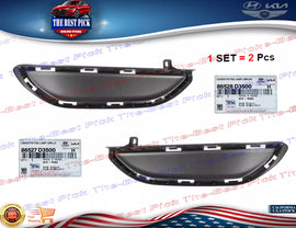 ⭐GENUINE⭐ Front Fog Lamp Covers LEFT + RIGHT SET For 2019-2021 Hyundai Tucson