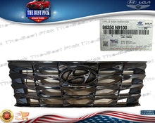 Load image into Gallery viewer, ⭐GENUINE⭐ FRONT Bumper Grille &quot;Dark Chrome&quot; Hyundai Tucson 2021-2022 86350N9100