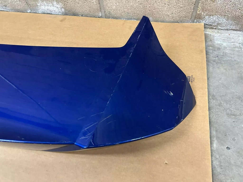 2021 2023 HYUNDAI ELANTRA REAR TRUNK SPOILER WITH CAMERA HOLE BLUE