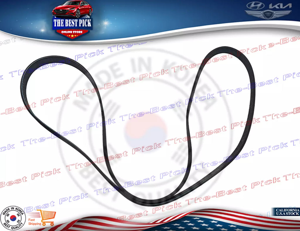 ✅ Serpentine Belt 15-20 Elantra Kona Tucson Veloster 2.0 252122E300