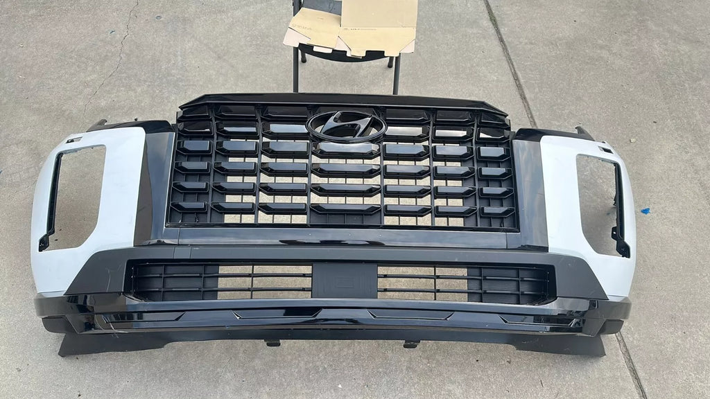 2034-2024 HYUNDAI PALISADE FRONT BUMBER W/2 GRILLE & lip ⭐OEM⭐