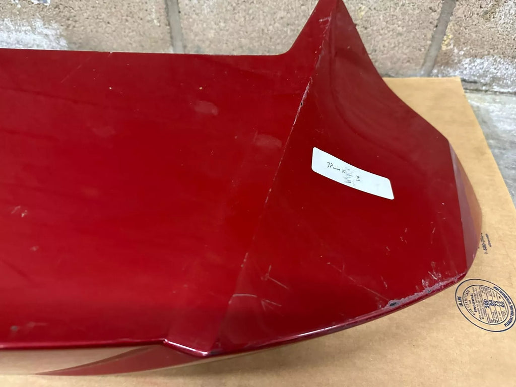 2021 2023 HYUNDAI ELANTRA REAR TRUNK SPOILER WITH CAMERA HOLE RED