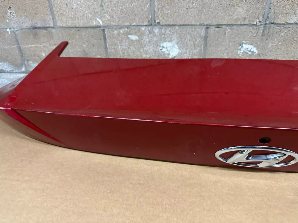 2021 2023 HYUNDAI ELANTRA REAR TRUNK SPOILER WITH CAMERA HOLE RED