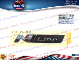 ⭐GENUINE⭐ Nameplate Emblem *N-LINE* 19-20 Hyundai Elantra GT N-Line 86311G3700