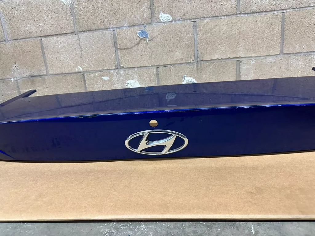 2021 2023 HYUNDAI ELANTRA REAR TRUNK SPOILER WITH CAMERA HOLE BLUE