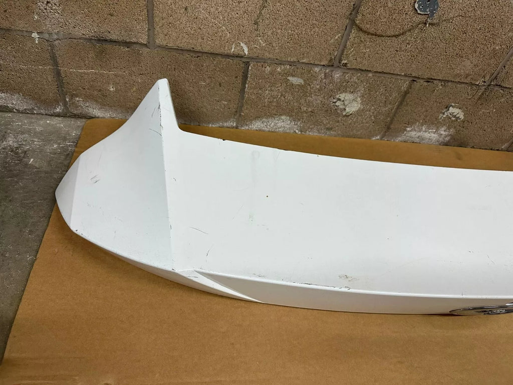 2021 2023 HYUNDAI ELANTRA REAR TRUNK SPOILER WITH CAMERA HOLE WHITE