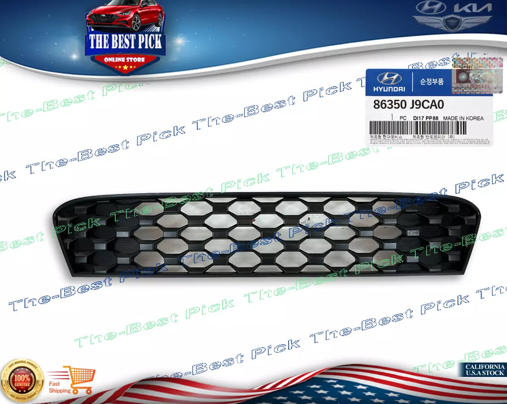 ⭐GENUINE⭐ Grille Front Bumper UPPER For Hyundai Kona 2022-2023 86350J9CA0