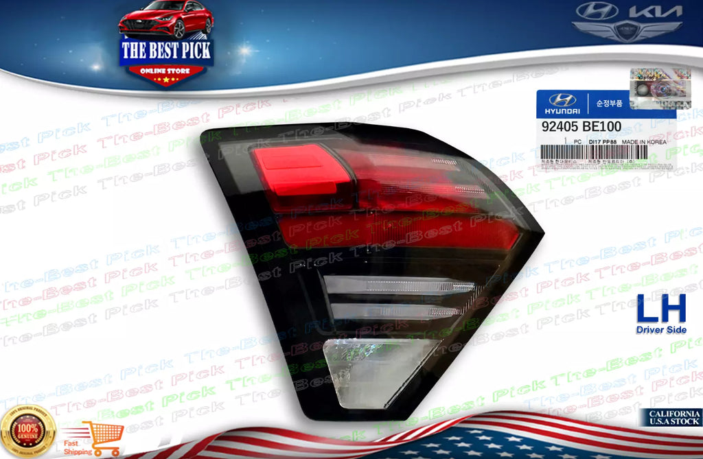 ⭐GENUINE⭐ REAR Tail Light LAMP Lower Left Side For Hyundai Kona 2024 92405BE100