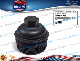 GENUINE⭐ 3.5L V6 Oil Filter Cover CAP For Kia Carnival 2022-2025 ⭐OEM 263153N100