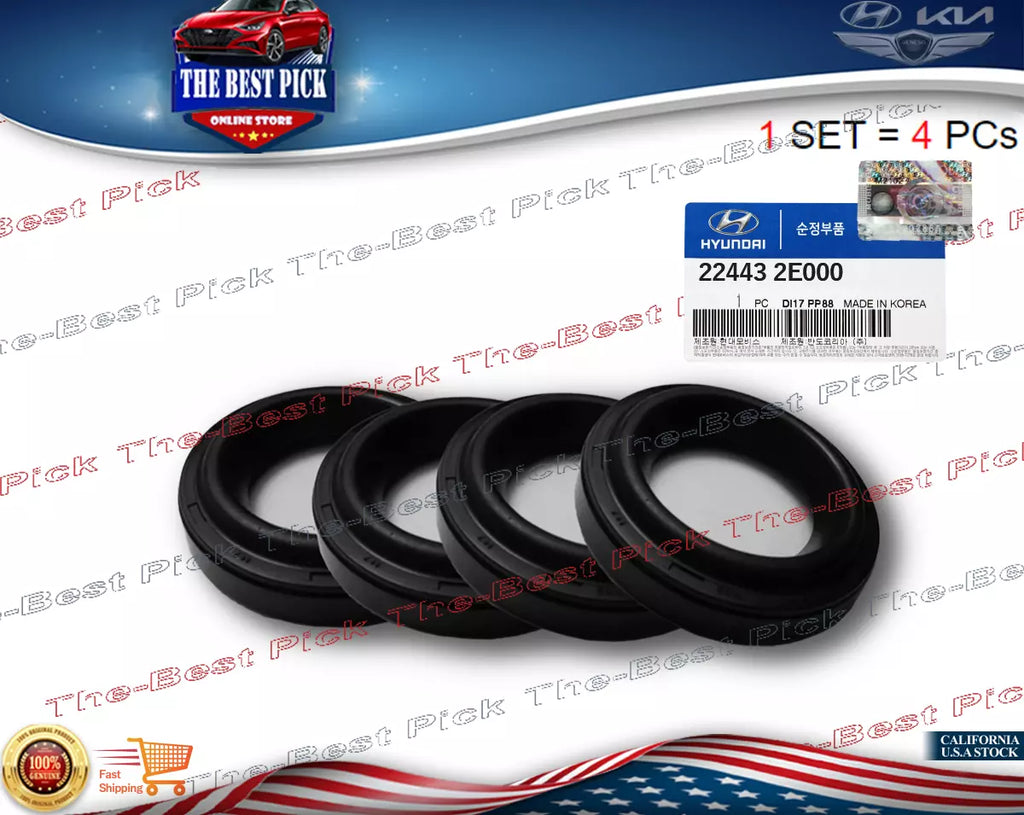 ⭐GENUINE⭐1SET=4PCs seal Valve Cover for Elantra Tucson Sonata Optima 224432E000