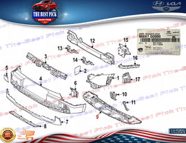 ⭐GENUINE⭐ Rear Bumper Under Cover For 2024 Kia EV9 866V7DO000