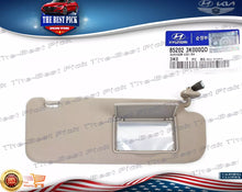 Load image into Gallery viewer, ⭐GENUINE⭐ Sun Visor RIGHT PASSENGER Beige for 06-08 Hyundai Sonata 852023K000QD