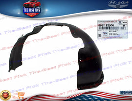 GENUINE Front Fender Liner LEFT OEM 2017-18 Elantra Sport 1.6L Turbo 86811F2500