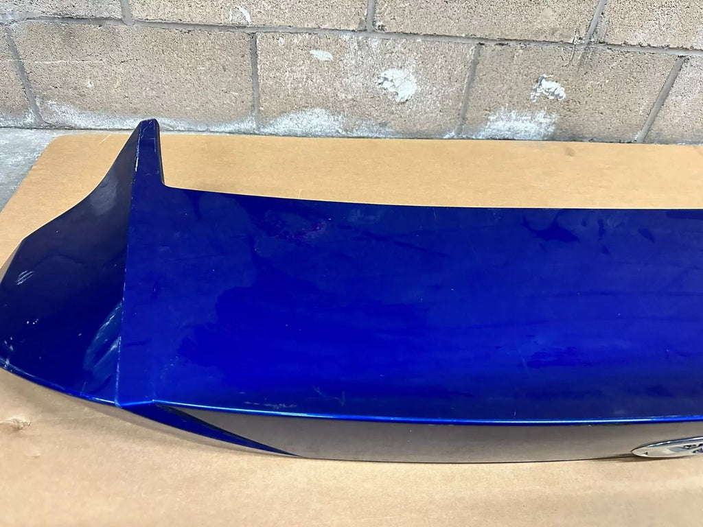 2021 2023 HYUNDAI ELANTRA REAR TRUNK SPOILER WITH CAMERA HOLE BLUE