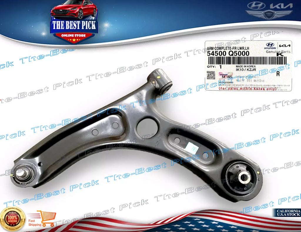 Genuine Front Lower Control Arm LEFT Driver Side 54500Q5000 For Seltos 2020-2024