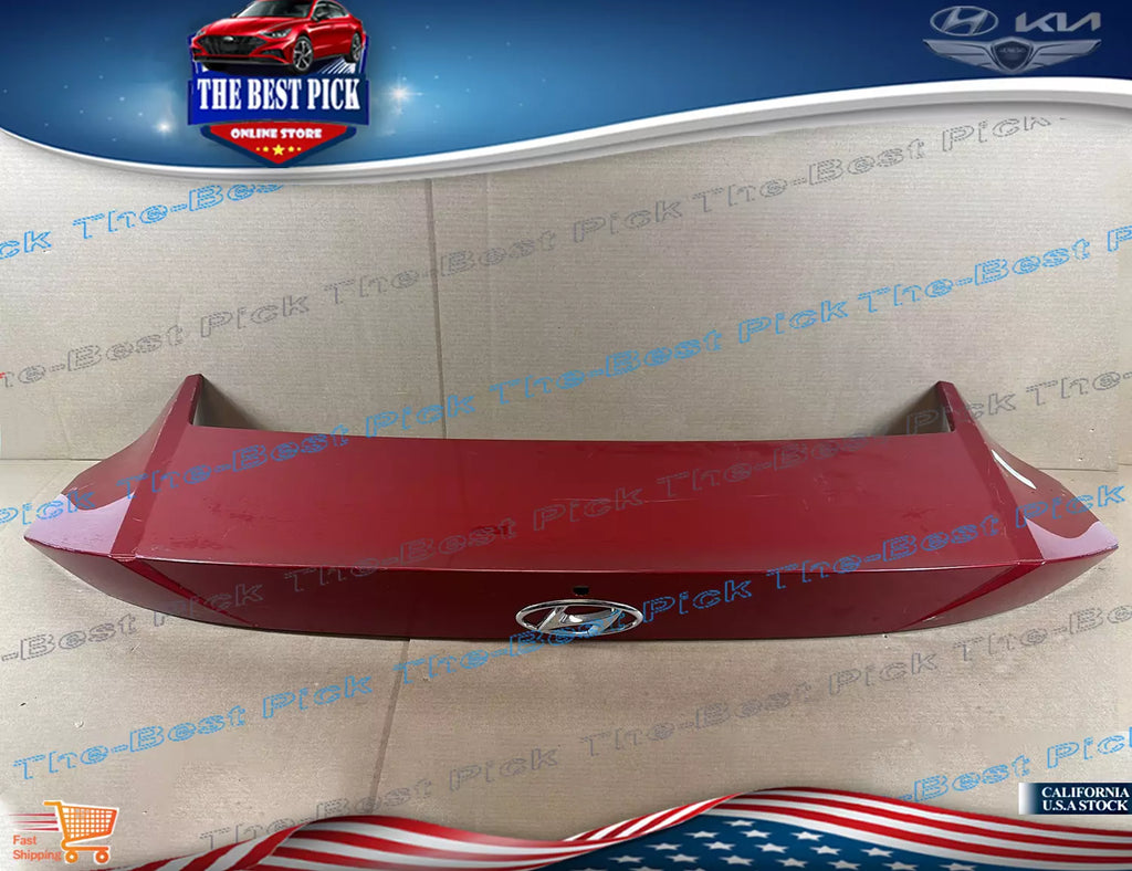 2021-2023 HYUNDAI ELANTRA ⭐OEM⭐ REAR TRUNK SPOILER WITH CAMERA HOLE 87361AA100