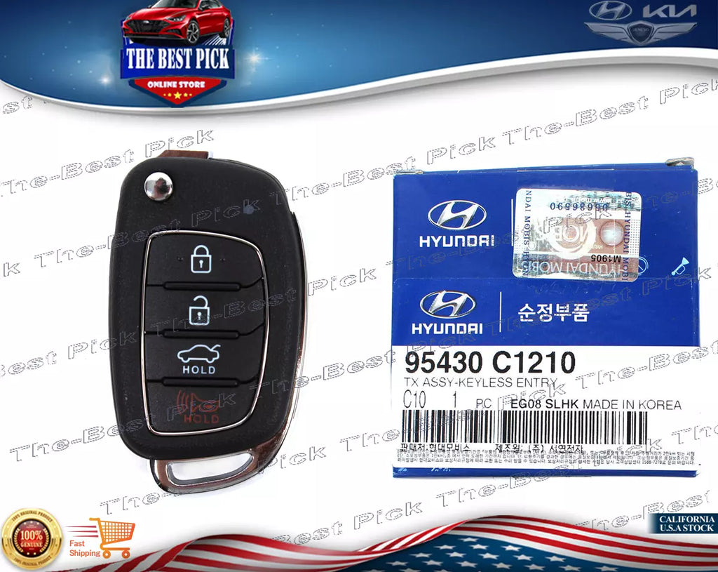 ⭐GENUINE⭐ FOB Smart Key Remote ( Remote Only ) 18-19 HYUNDAI SONATA 95430C1210