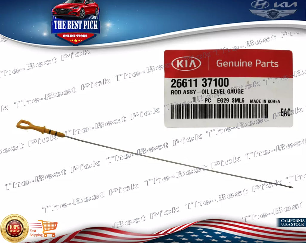 ⭐GENUINE⭐2.7L ENGINE OIL DIPSTICK SANTA FE TUCSON SONATA OPTIMA 01-08 2661137100