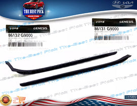 ⭐OEM⭐ 19-2021 Genesis G70 Front Windshield Pillar Moldings Trim 2 pcs Outer Glas