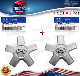 ⭐GENUINE⭐ Wheel Center Cap SET=2 PCS for 15-17 Hyundai Sonata Limited 52960C1500
