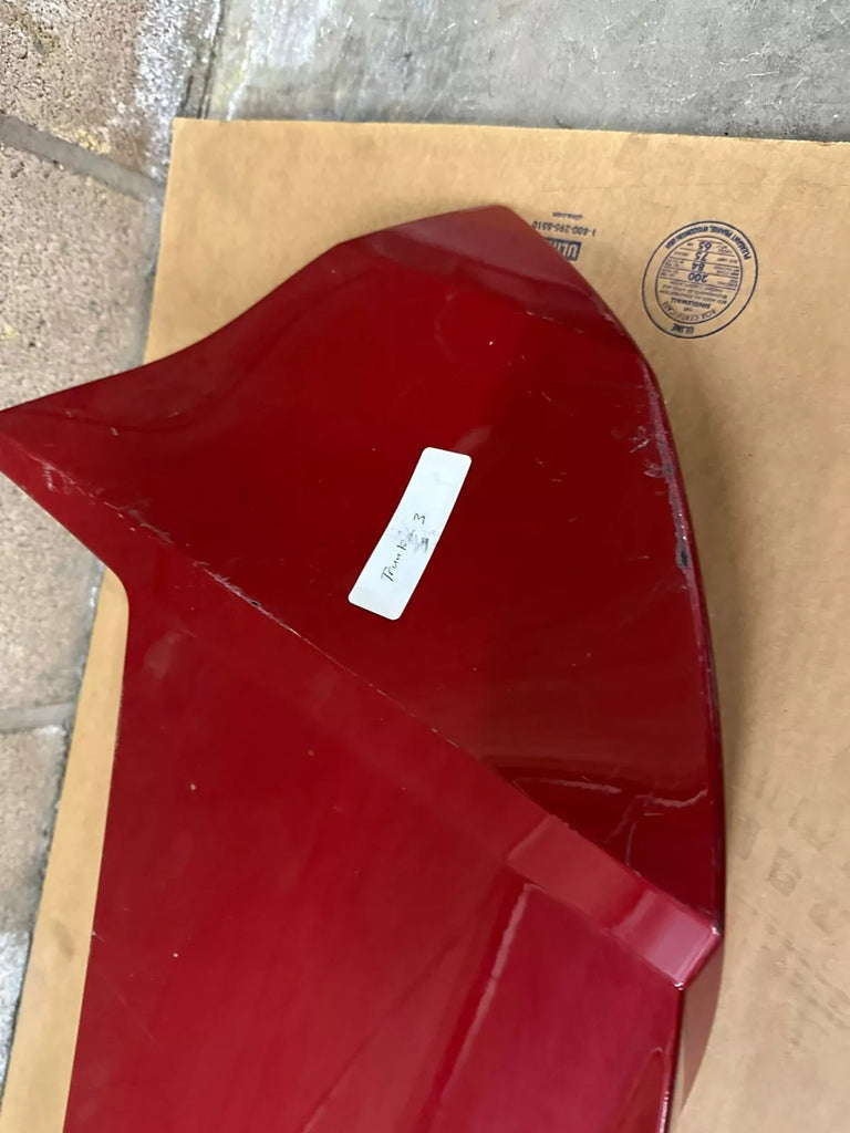 2021 2023 HYUNDAI ELANTRA REAR TRUNK SPOILER WITH CAMERA HOLE RED