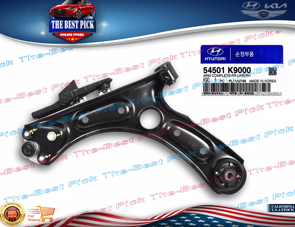 ⭐GENUINE⭐FRONT Control Arm PASSENGER Side Hyundai 2019-22 Veloster N 54501K9000