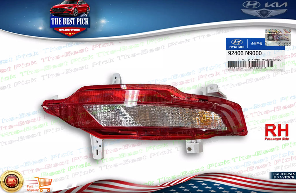 ⭐OEM⭐REAR Bumper Back Up Lamp Signal RightSide Hyundai Tucson 2022-24 92406N9000