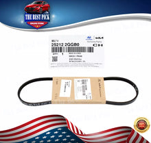 Load image into Gallery viewer, GENUINE⭐ Fan Drive Water Pump Belt VARIOUS HYUNDAI KIA 2.0-2.4L 16-22 252122GGB0