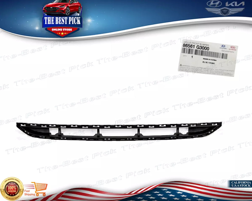 ⭐GENUINE⭐ Front Bumper Lower Grille For Hyundai Elantra GT 2018-2020 86561G3000