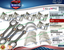 Load image into Gallery viewer, Connecting Rod Kit of 14 Pcs (STD) For 11-16 Kia Forte 12-16 Hyundai Elantra 1.8