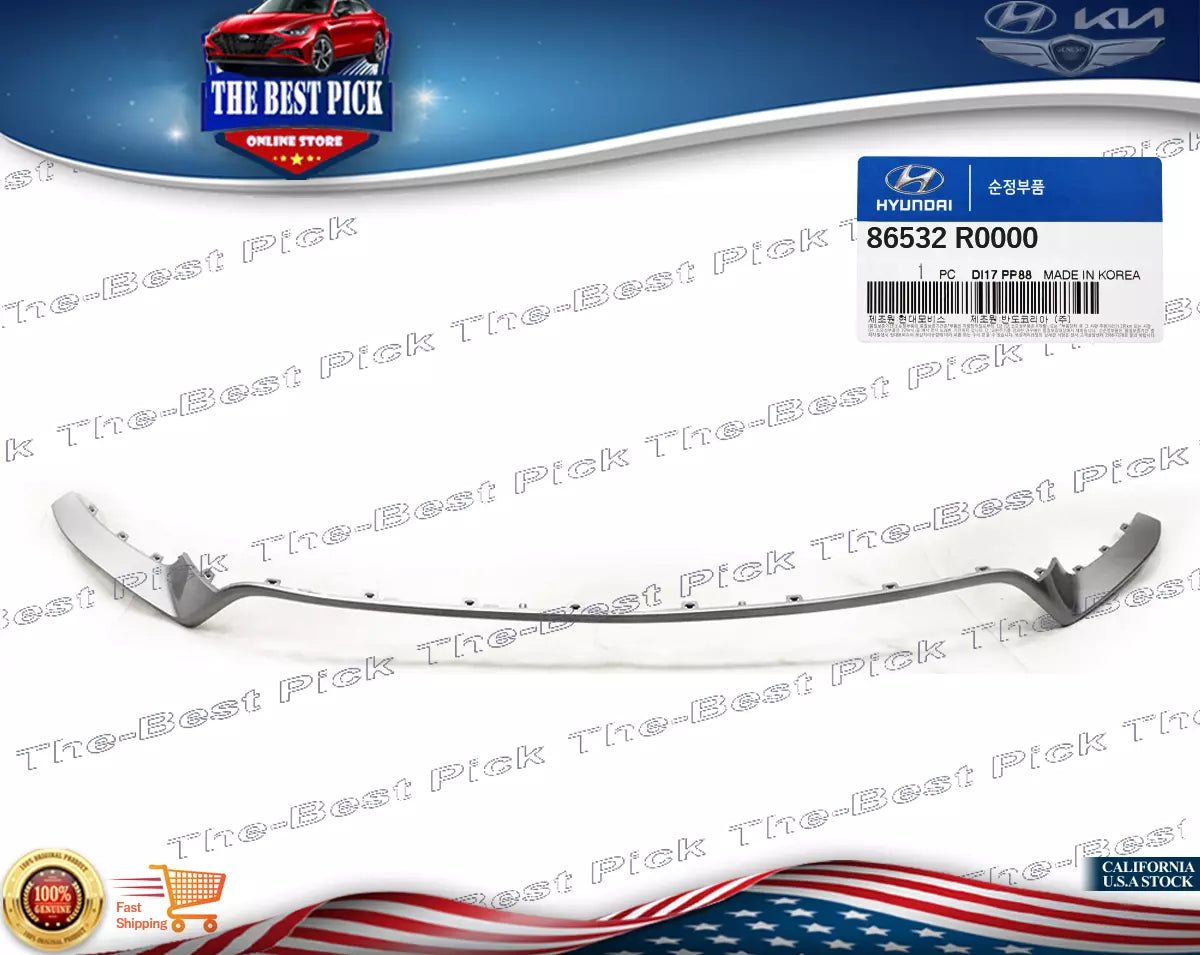 GENUINE⭐ Front Bumper Lower Molding Silver for Kia Carnival 2022-2023 ...