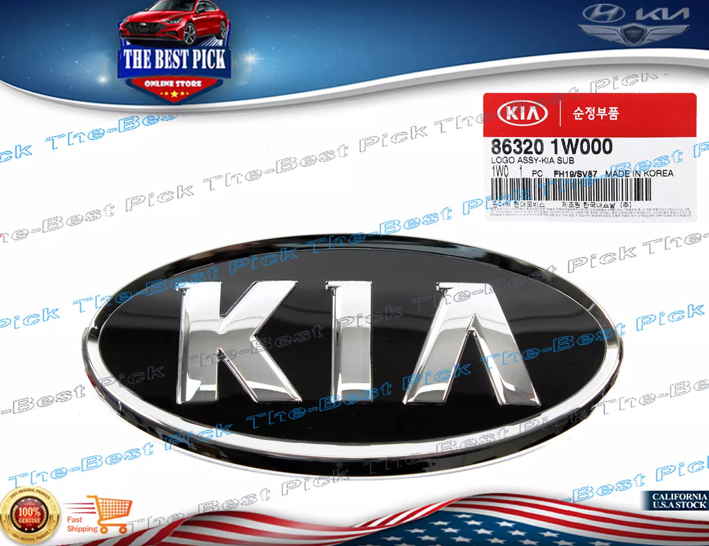 ⭐GENUINE⭐ Front Grille " KIA" Logo Emblem for 2012-2015 Kia Rio Sedan 863201W000